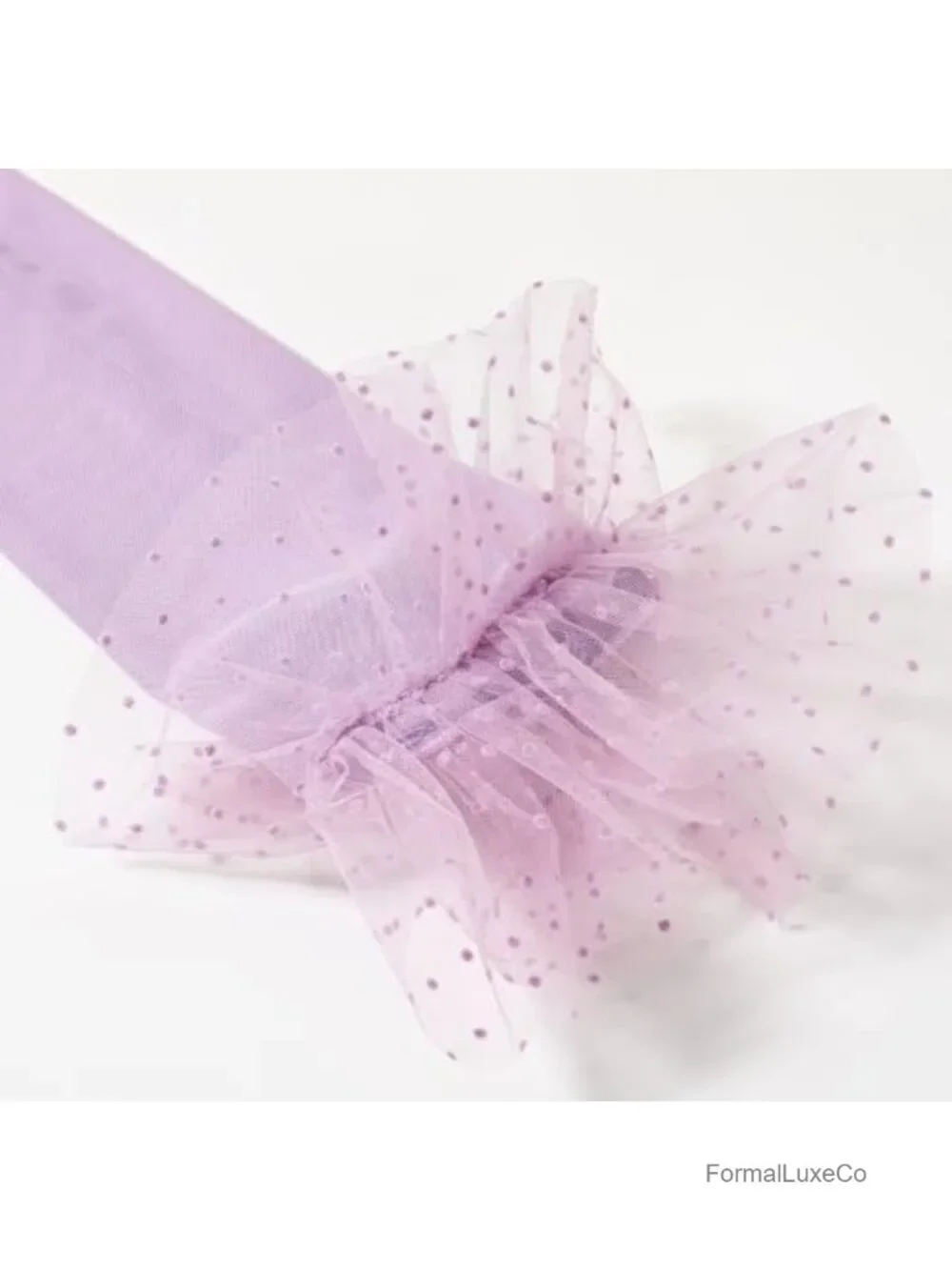 Elbow Length Opera Sheer Mesh Tulle Gloves